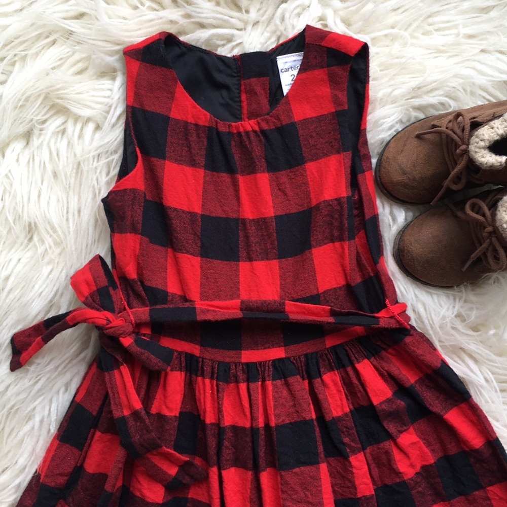 Toddler Buffalo Plaid Dress